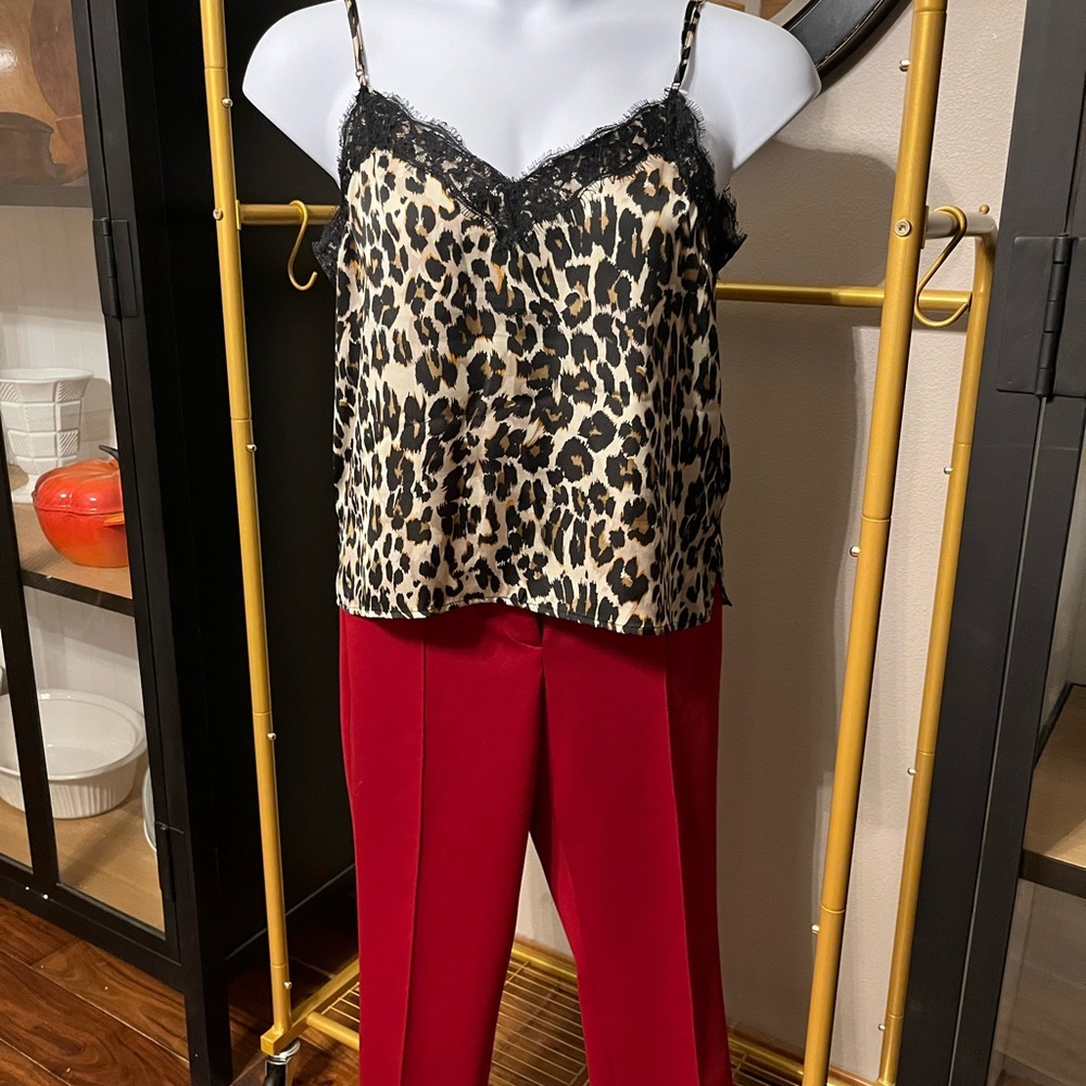 Ann Taylor Red Trousers